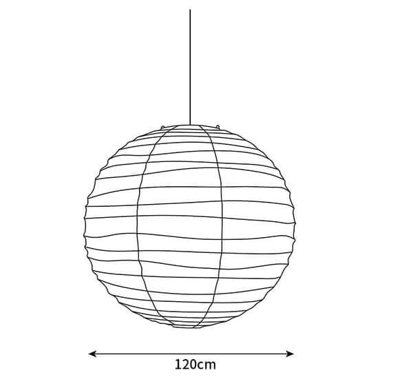 Akari✩ Akari 120D Pendant Lamp - Buy online – SamuLighting