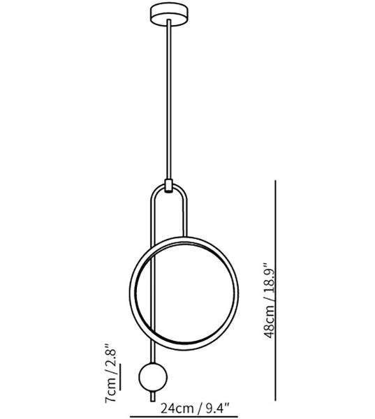 Solar Eclipse Pendant Lights