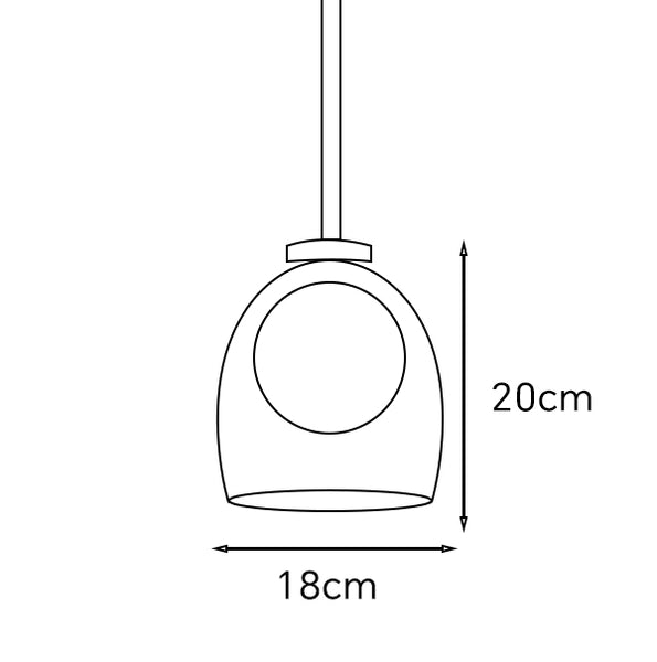 Crux Bell Pendant Light