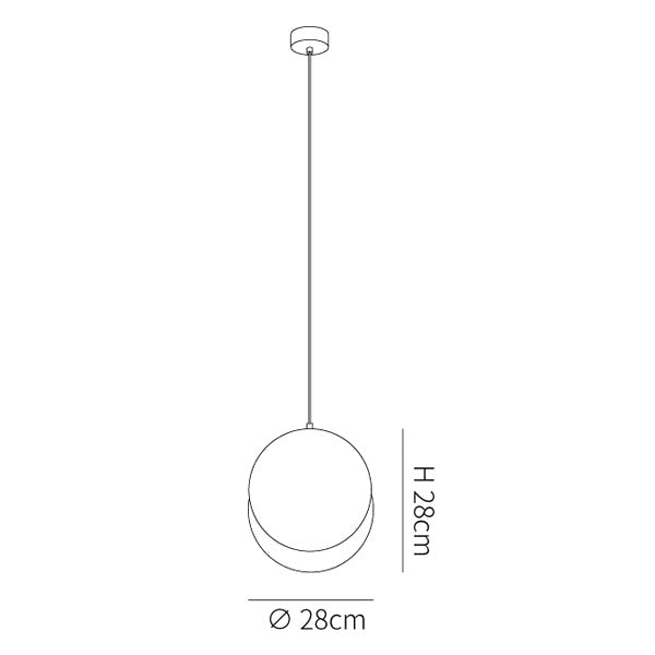 Lunar Eclipse Pendant Light